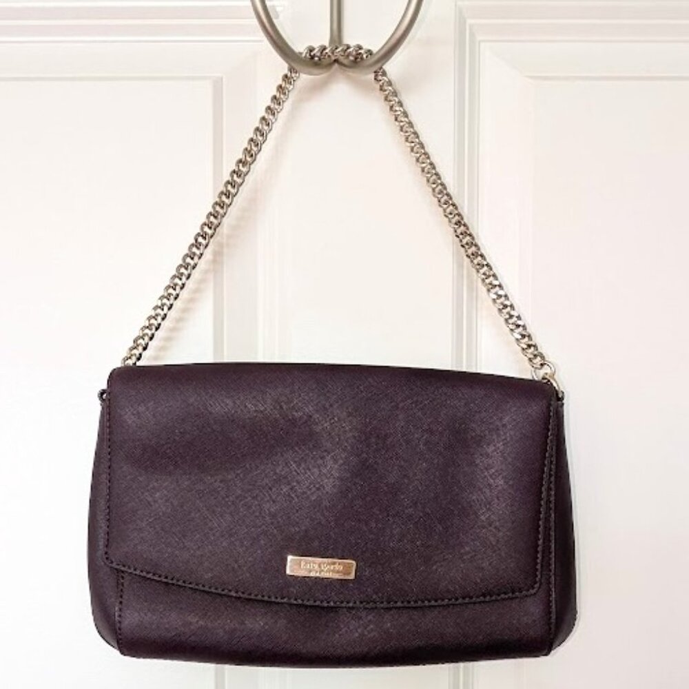 Kate Spade Saffiano leather small handbag - burgundy